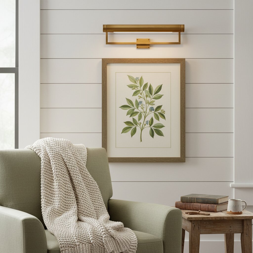 Aurix Picture Light – Sleek Slim Design Wall Lamp Metal Finish for Living Rooms & Galleries | Esilora
