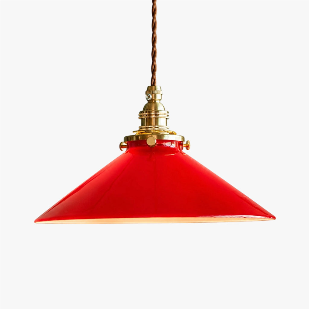 Vintage Glass Pendant Lamp for Kitchen | Esilora