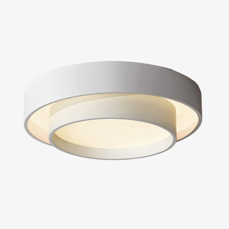 Kulaté stropní LED svítidlo Duomel – minimalistická stropní lampa do jídelny N26 | Esilora