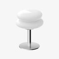 Glasentro Bauhaus-bordslampa med geometrisk glasdesign, modern accent för vardagsrum N12 | Esilora