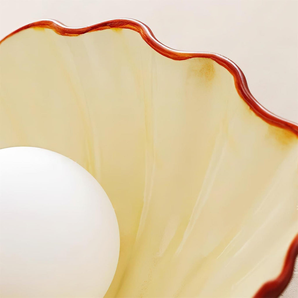 Nautris Shell Wall Lamp - Vintage Resin Lamp for Living Room | Esilora