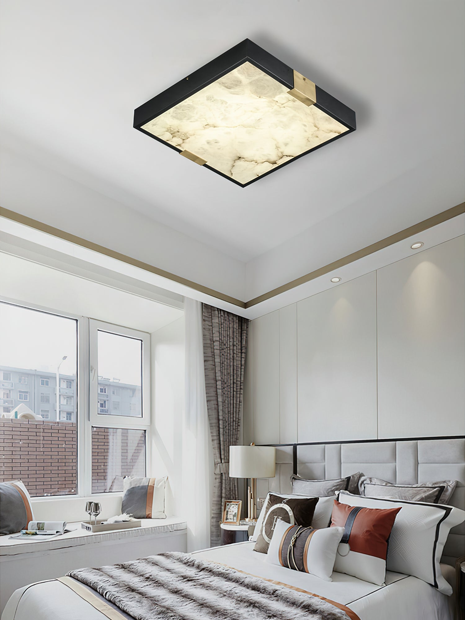 Lucien Alabaster Ceiling Light | Esilora