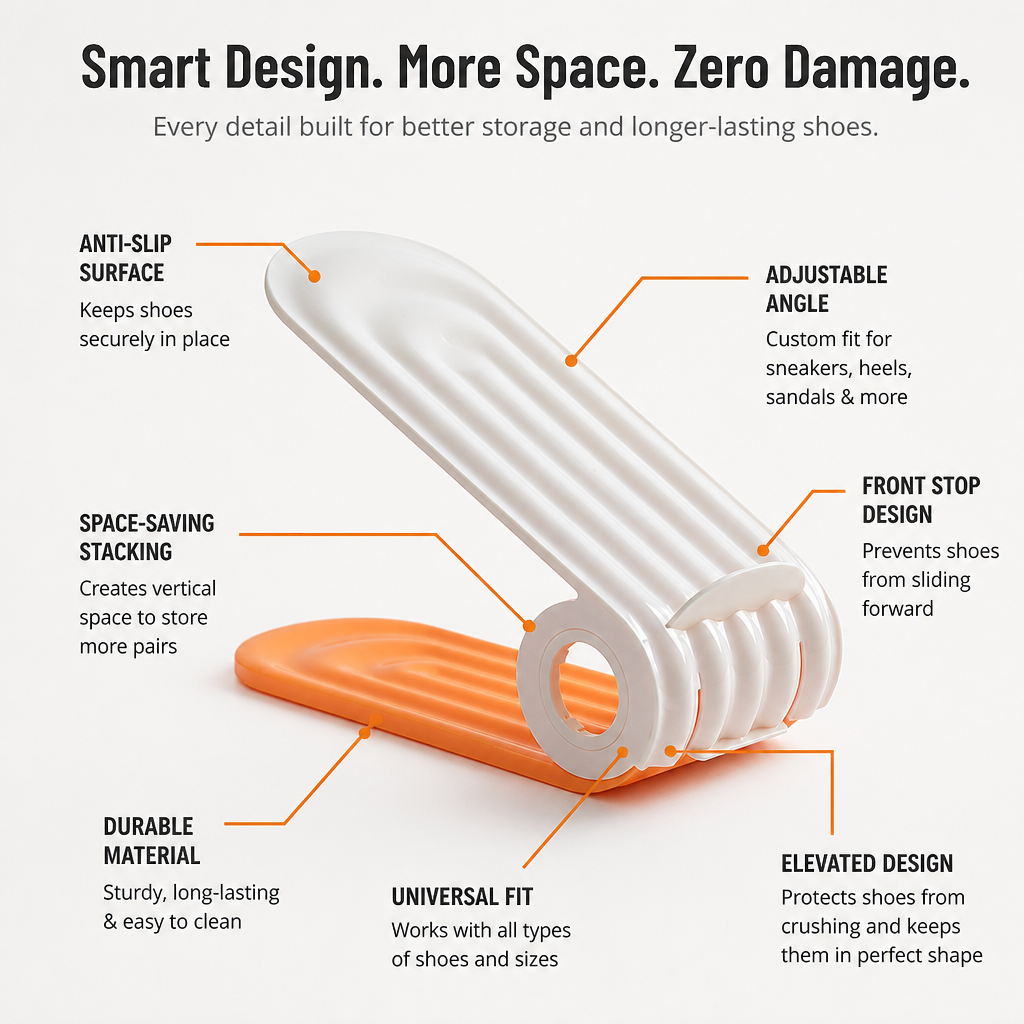 ShoeNestPro — Instantly Free Your Space and Showcase Your Shoes in Perfect Shape - Esilora