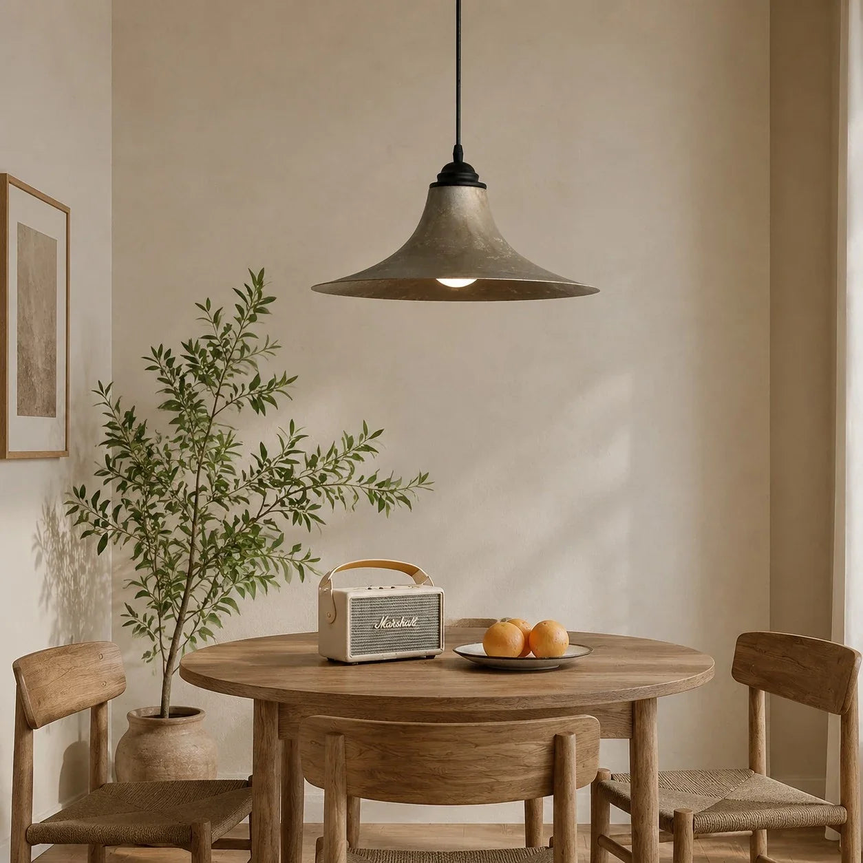 Suspension wabi-sabi finition artisanale | Esilora