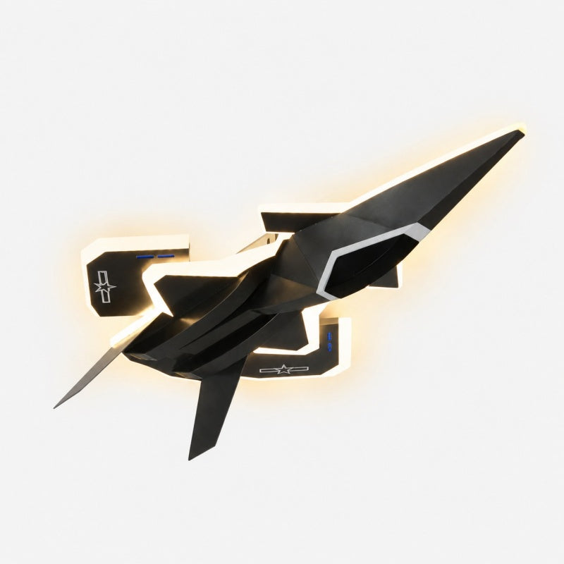 Jet Fighter LED Ceiling Light for Kids Bedroom | Esilora