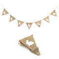 Easter Bunny String Banner — Beige Garland, 250x17cm