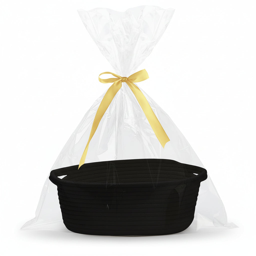 Ensemble de paniers cadeaux décoratifs de Pâques - ornements en nœud de ruban