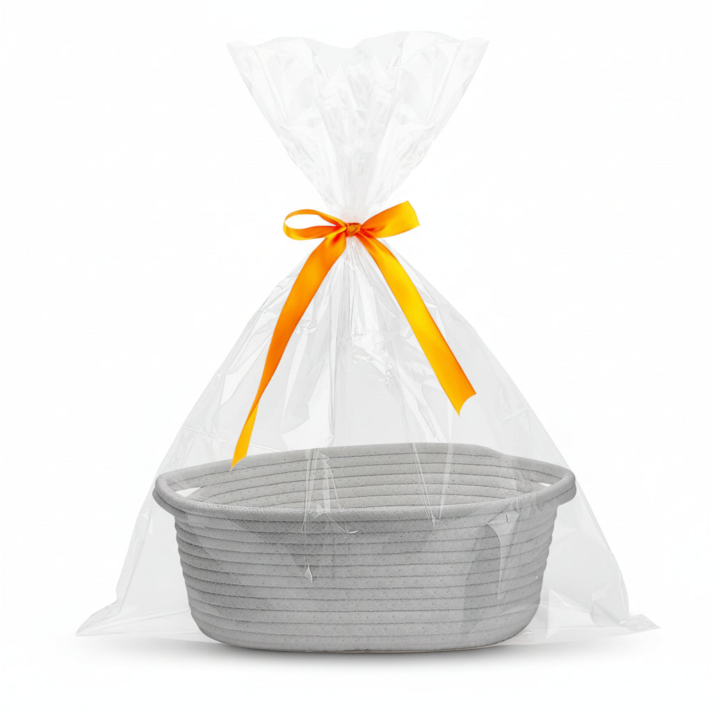 Ensemble de paniers cadeaux décoratifs de Pâques - ornements en nœud de ruban