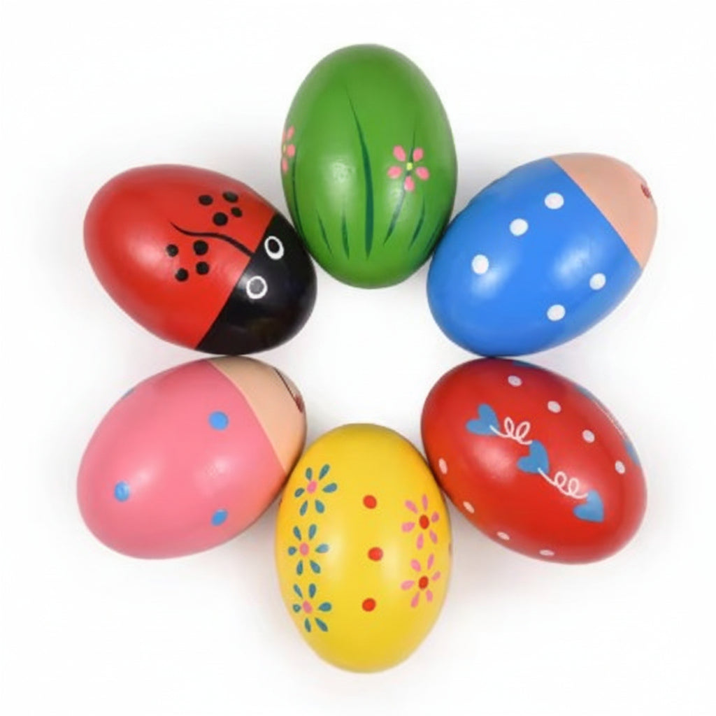 Ensemble de maracas en forme d’œuf pour enfants