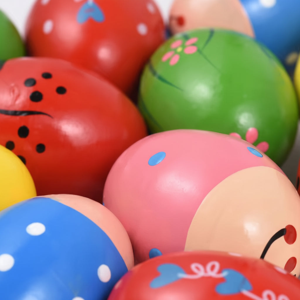 Ensemble de maracas en forme d’œuf pour enfants