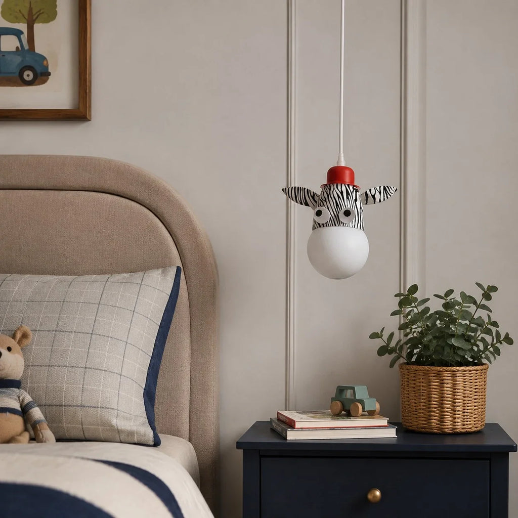 Lampada a sospensione con animali per bambini | Esilora