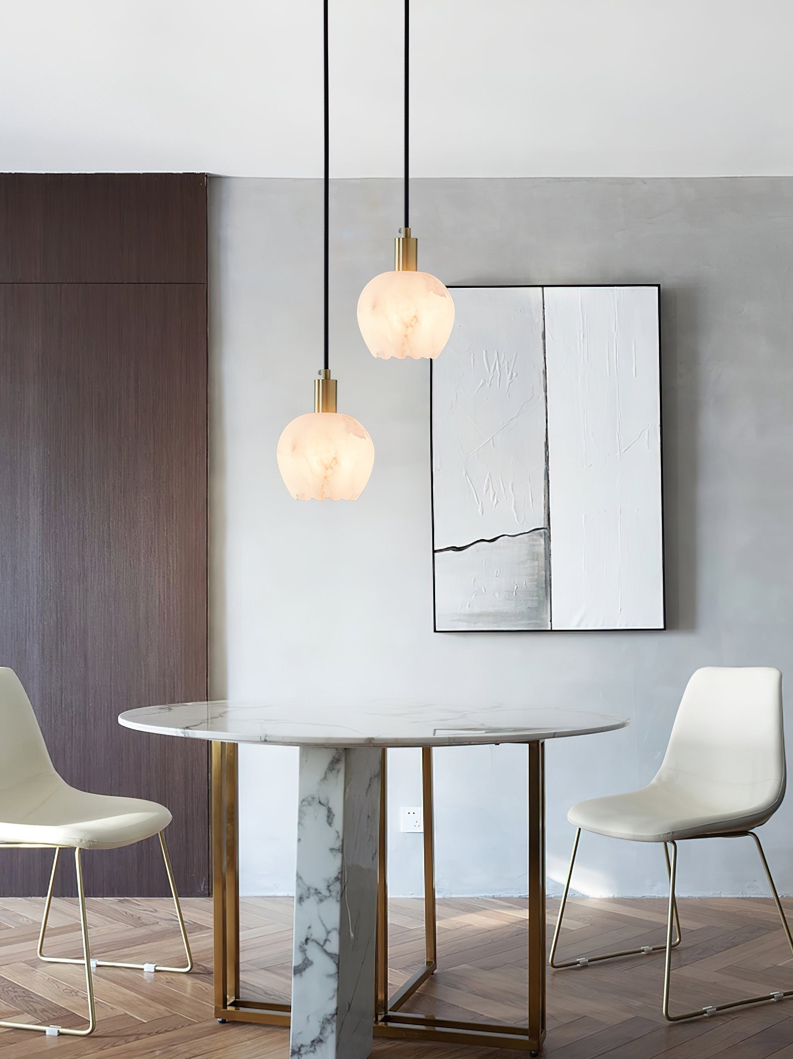 Lilin pendellampe i alabast | Esilora