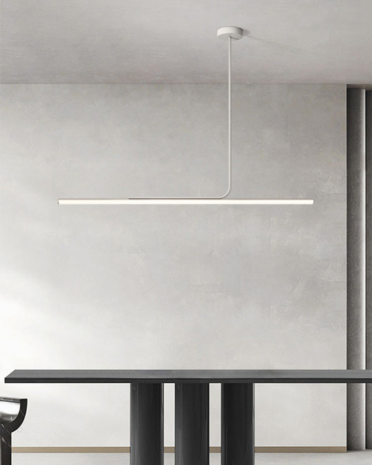 Lumineo Contemporary Decorative Dining Room Chandelier White Paint Push Button Switch | Esilora