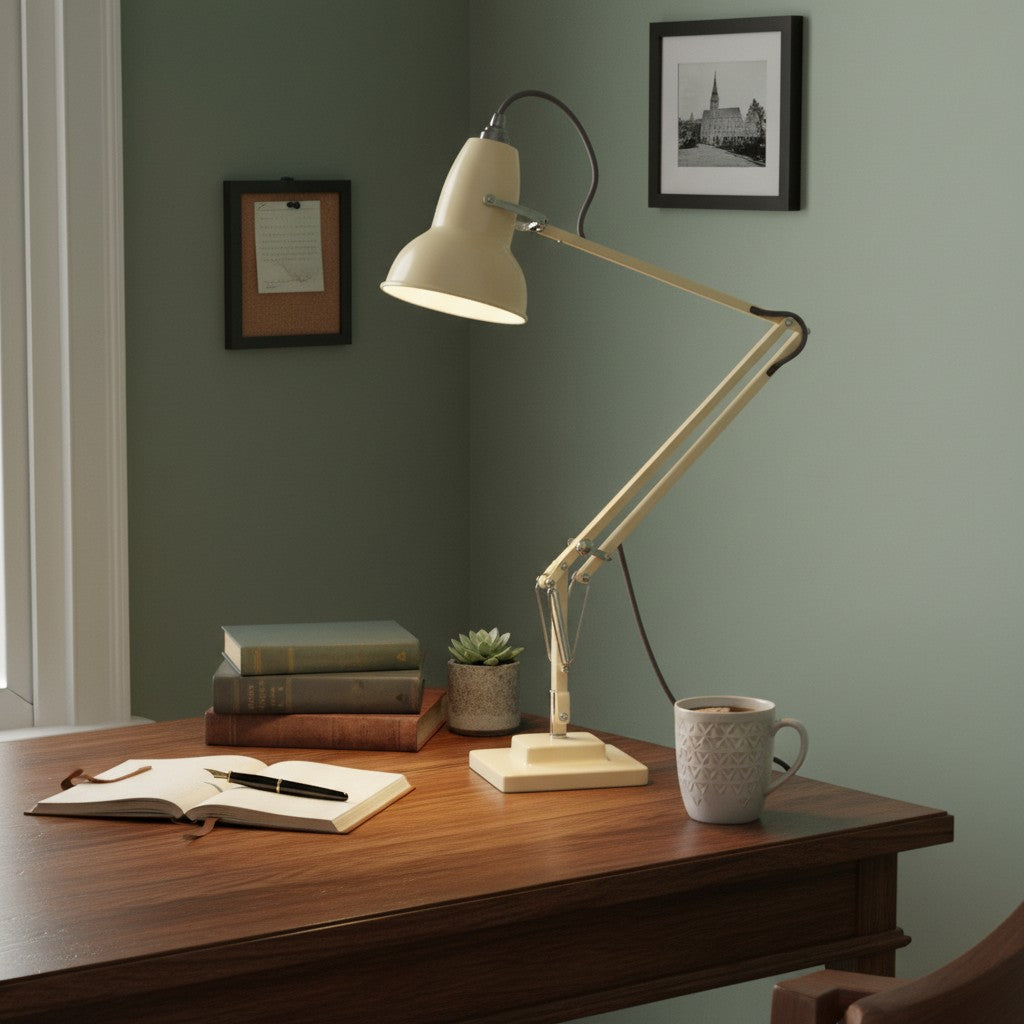Modryx Adjustable Desk Lamp - Vintage Industrial Metal for Office and Bedroom | Esilora
