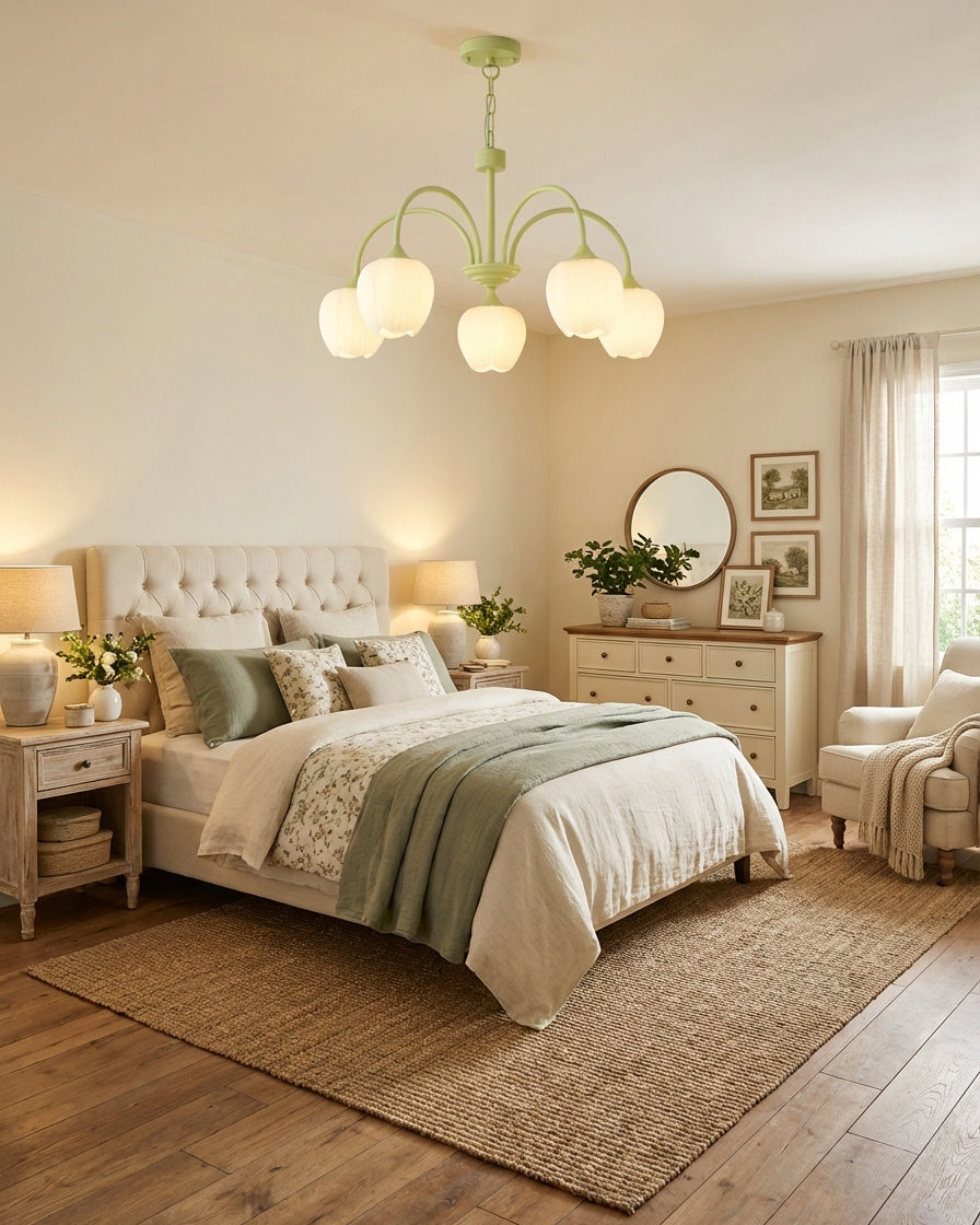 Tulip Matcha Chandelier | Esilora