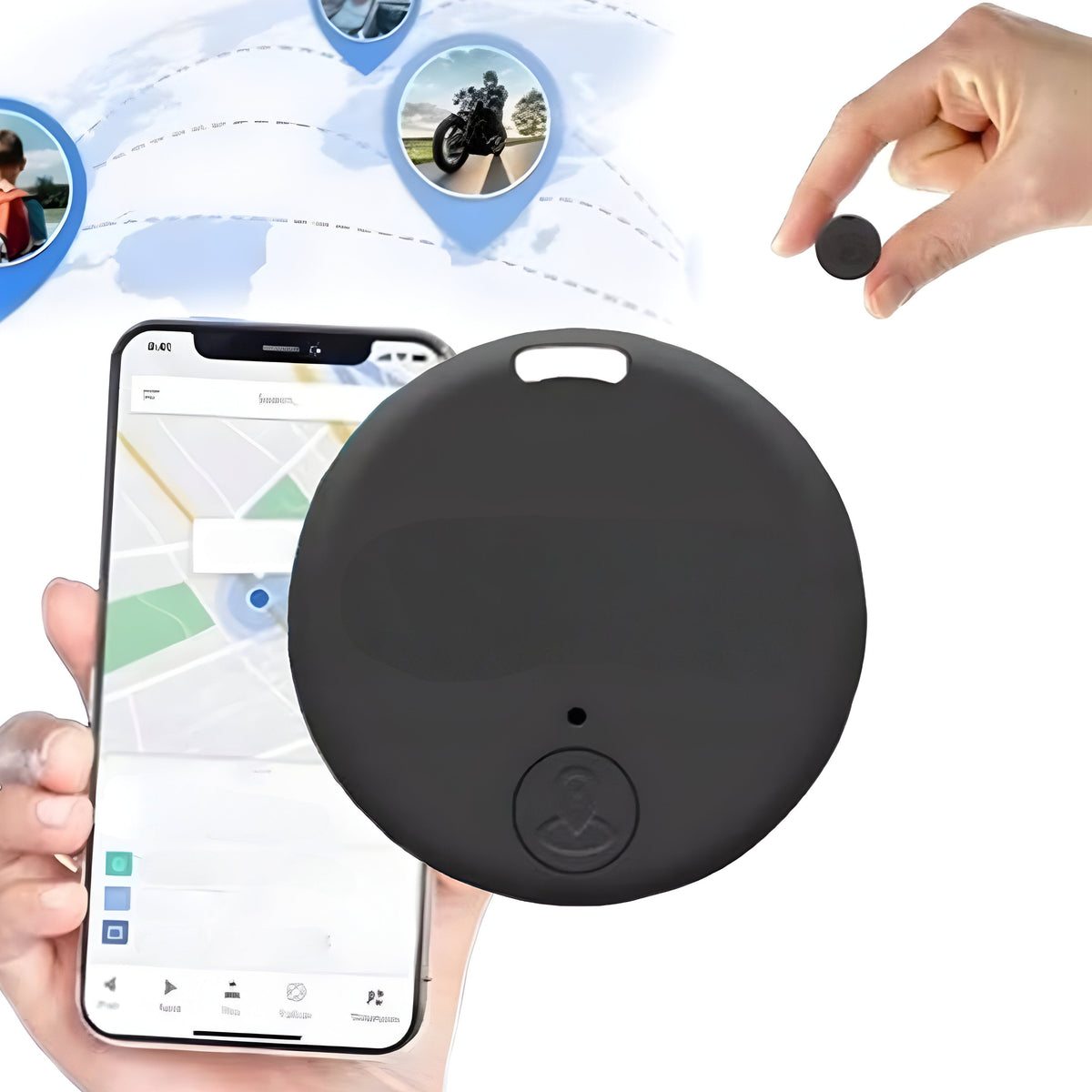 Mini tracker GPS magnetic — Actualizări ale locației în timp real