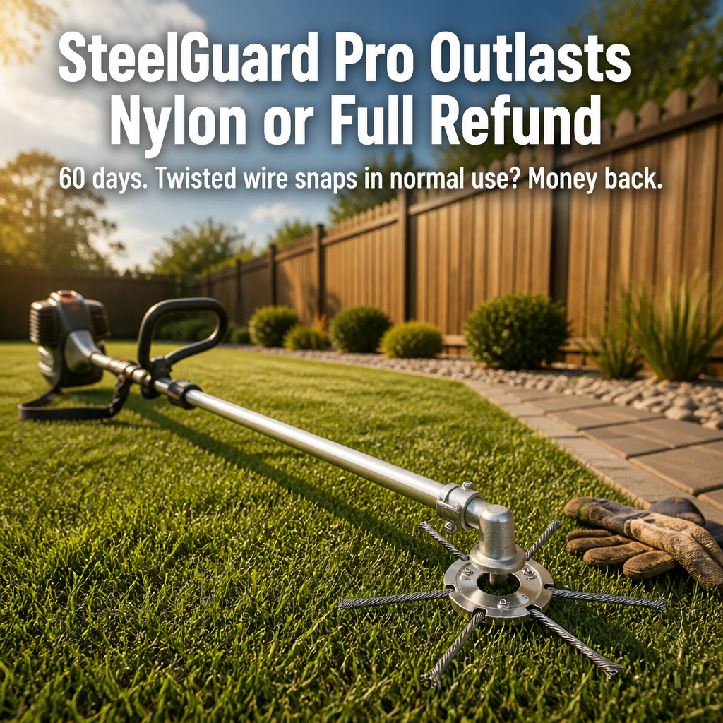 SteelGuard Pro — Sostituisci il nylon che si spezza con acciaio intrecciato che non si rompe | Confezione da 2 - Esilora