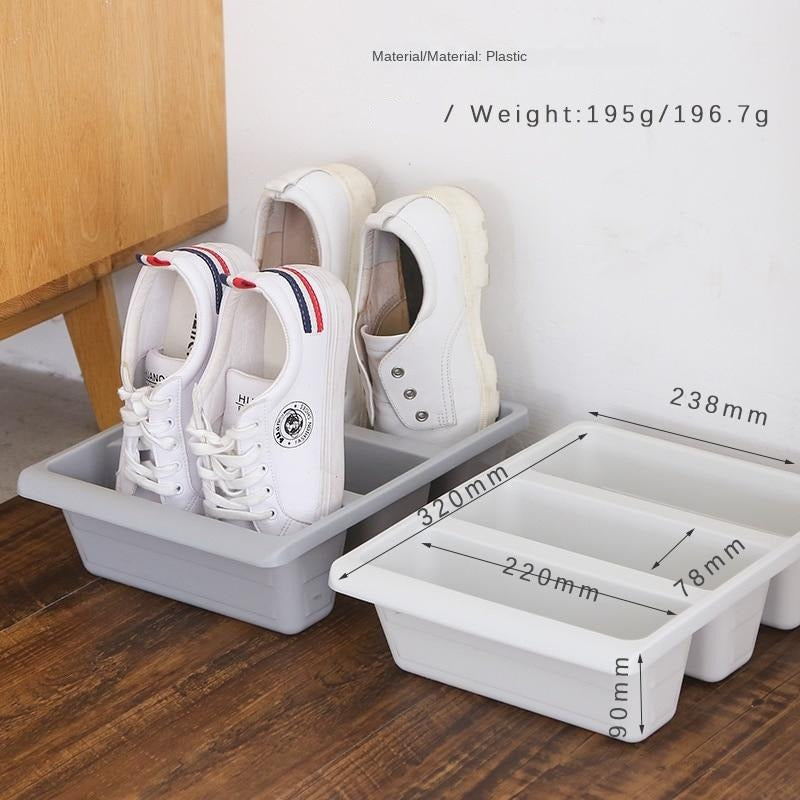 Shoe Storage Organizer with Connector – Stackable Design - Esilora