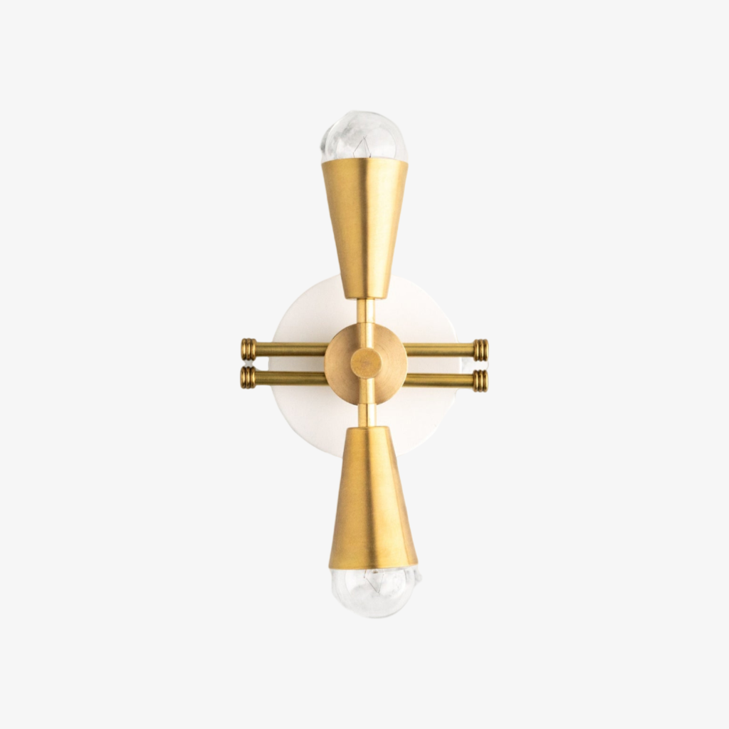 Pyralis Cone Silhouette Wall Lamp – Modern Industrial Style Sconce for Hallway & Entry | Esilora