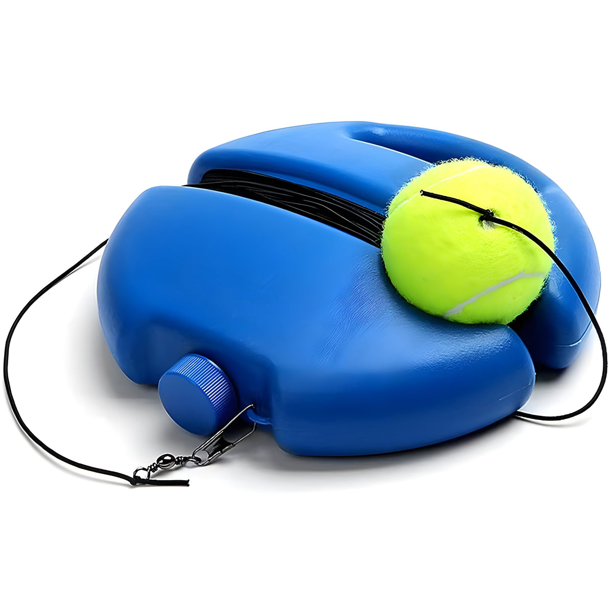 Portable Self-Returning Tennis Trainer Rebound Device