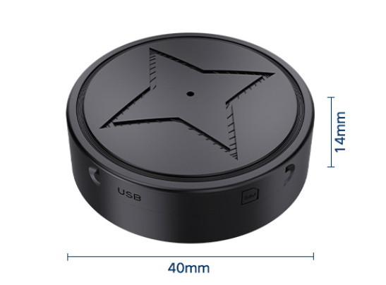 Mini tracker GPS magnetic pentru mașină, cu localizare în timp real — Compatibil cu aplicația pentru smartphone