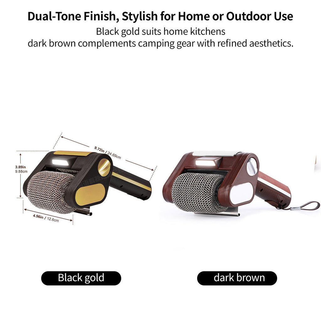 Stainless Steel Brush Electric Grill Cleaner with LED Illumination - Esilora