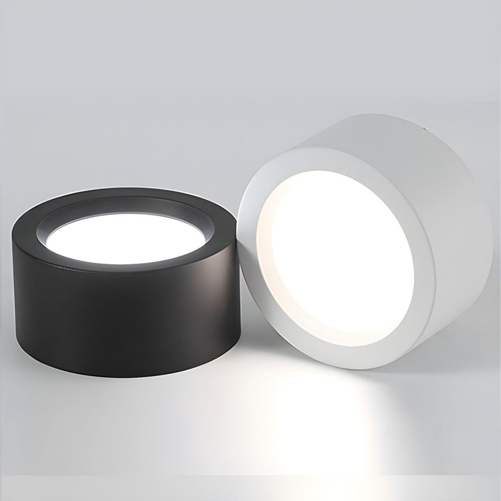Lampă de tavan LED rotundă din metal — design modern minimalist