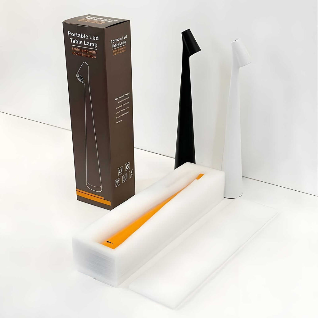 Lampada da tavolo moderna a LED senza fili alimentata a batteria