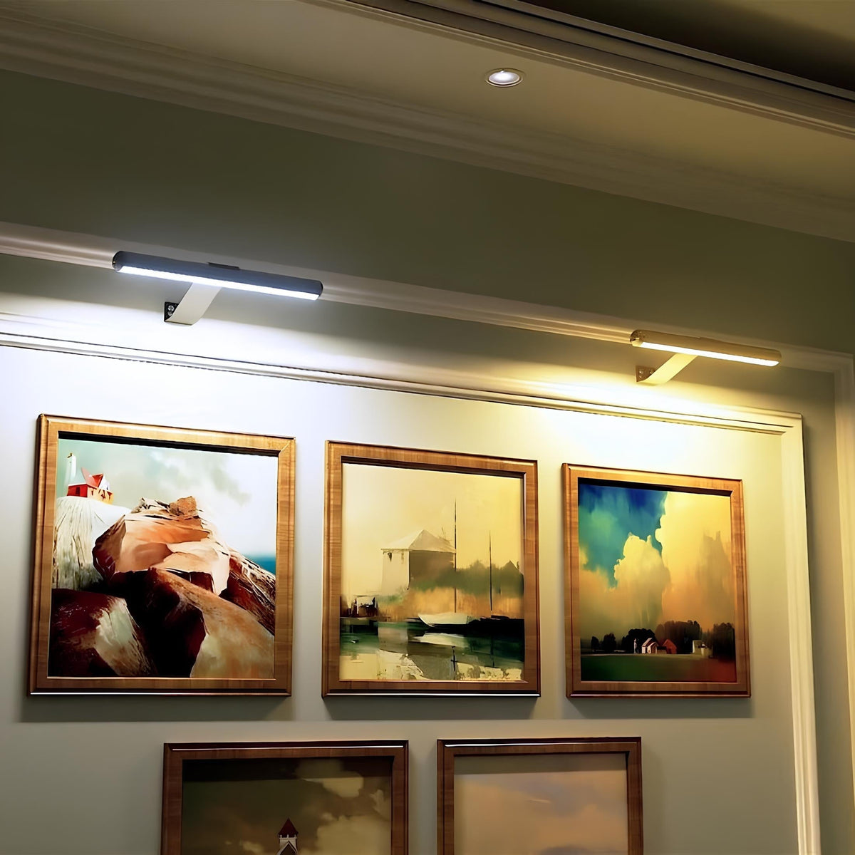 Lampă de perete modernă LED fără fir pentru iluminarea tablourilor