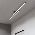 Lampă de tavan LED modernă din aluminiu — design semi-încastrat