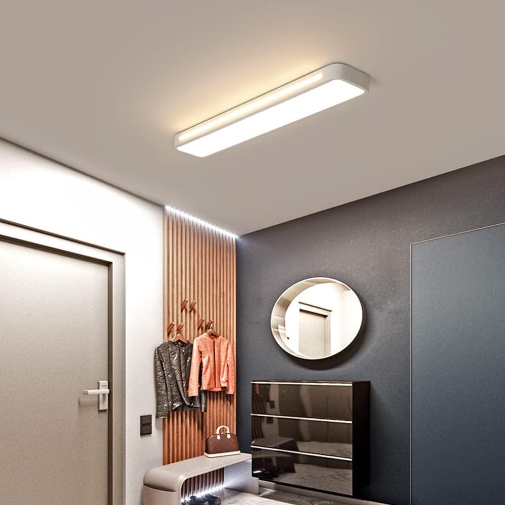 Lampă de tavan LED modernă din acril negru — design minimalist
