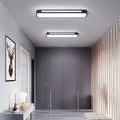 Lampă de tavan LED modernă din acril negru — design minimalist