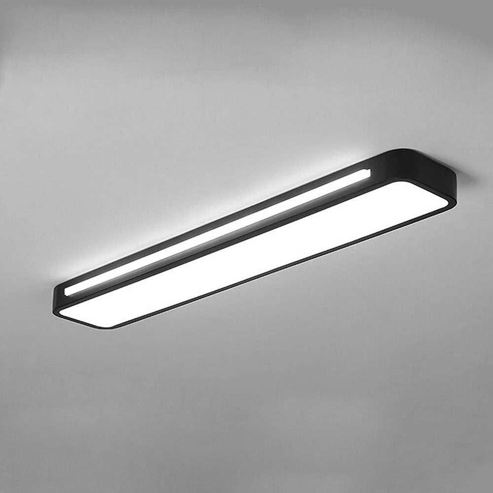 Lampă de tavan LED modernă din acril negru — design minimalist