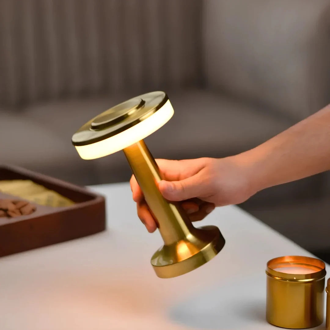 Cordless Dimmable LED Table Lamp — Wireless, Rechargeable