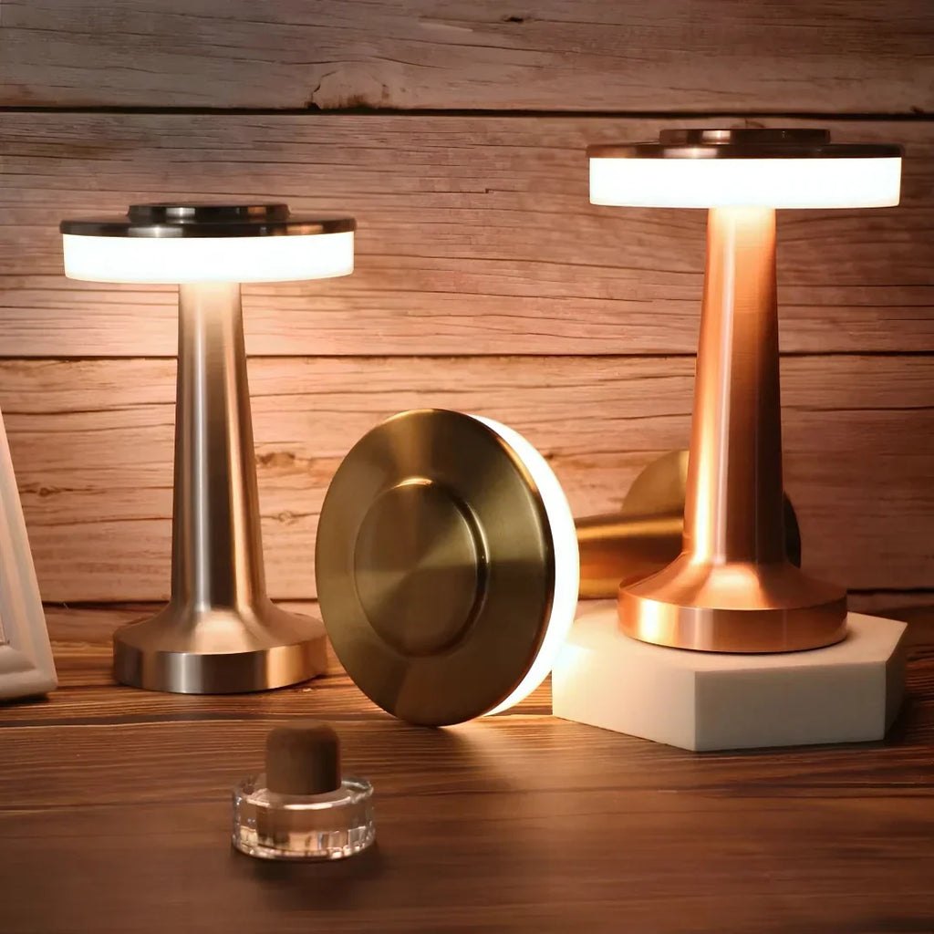 Cordless Dimmable LED Table Lamp — Wireless, Rechargeable