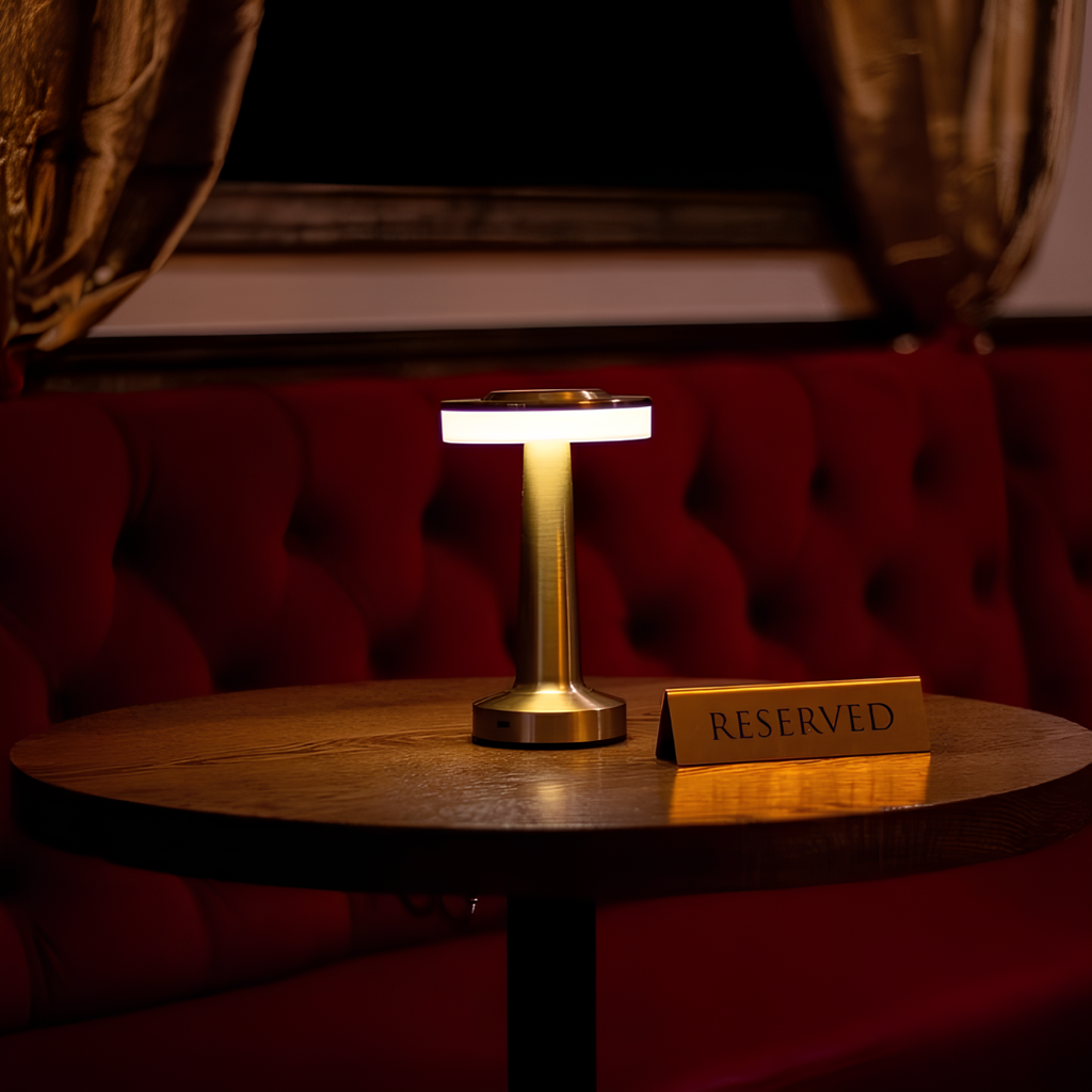 Cordless Dimmable LED Table Lamp — Wireless, Rechargeable