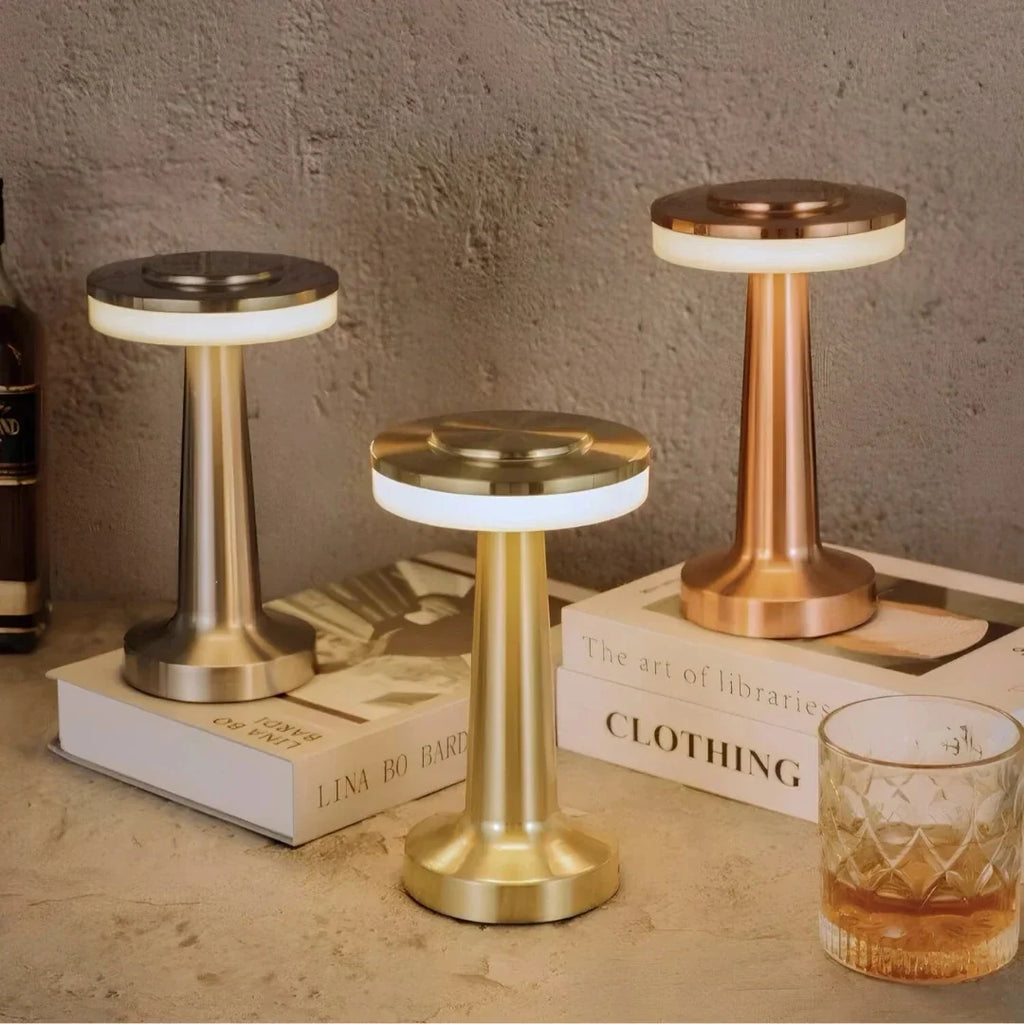 Cordless Dimmable LED Table Lamp — Wireless, Rechargeable