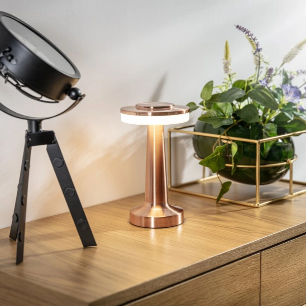 Cordless Dimmable LED Table Lamp — Wireless, Rechargeable