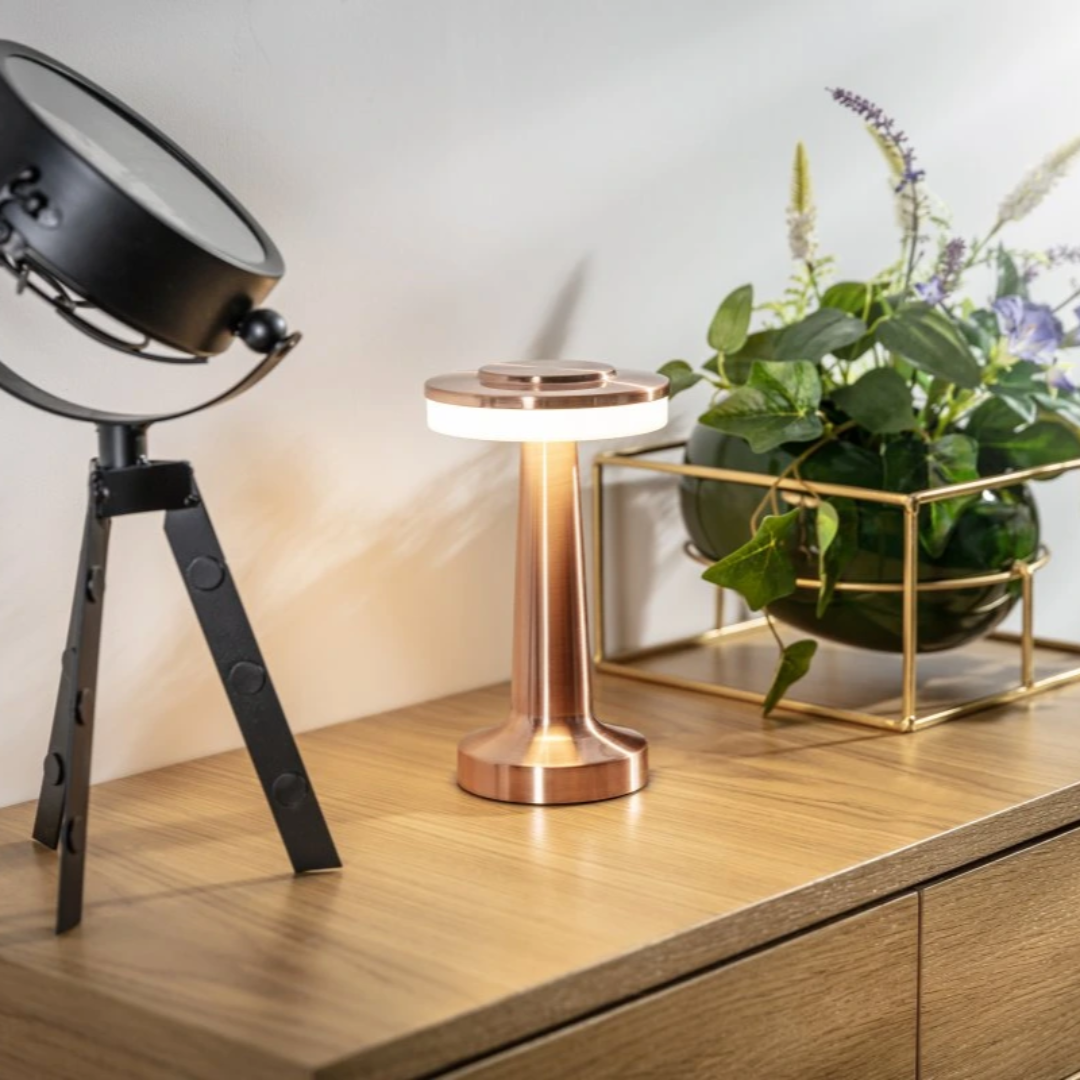 Cordless Dimmable LED Table Lamp — Wireless, Rechargeable