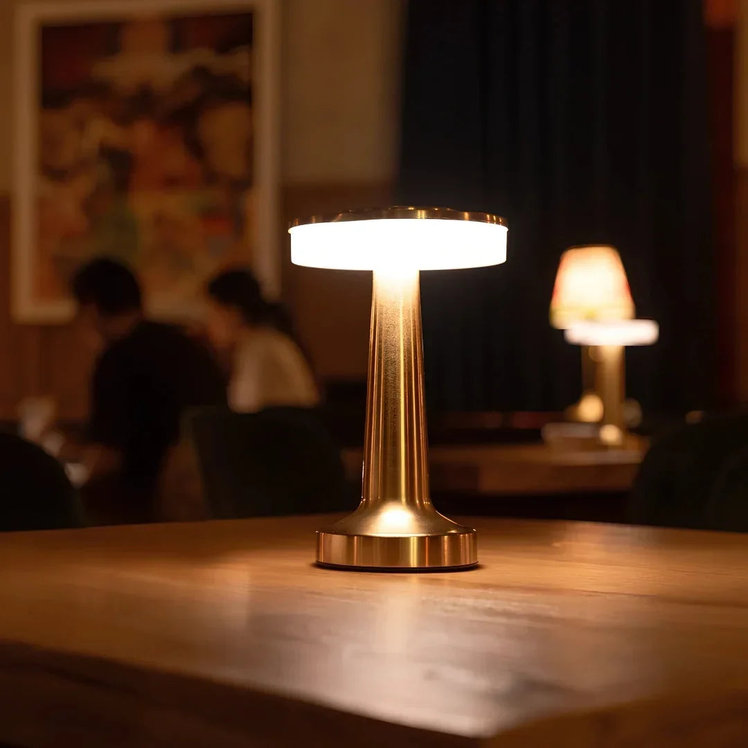 Cordless Dimmable LED Table Lamp — Wireless, Rechargeable