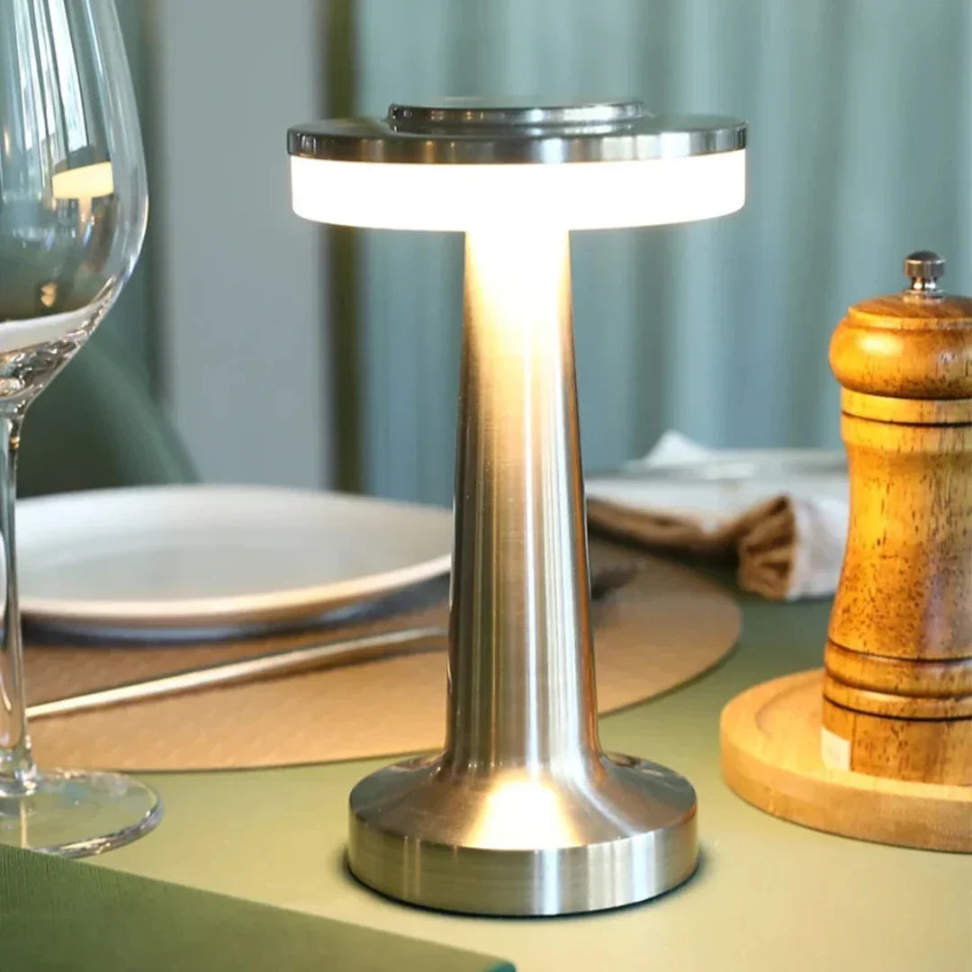 Cordless Dimmable LED Table Lamp — Wireless, Rechargeable
