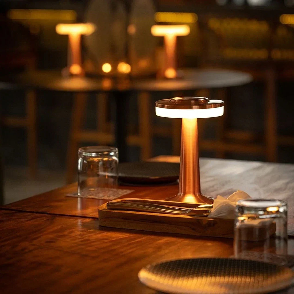 Cordless Dimmable LED Table Lamp — Wireless, Rechargeable