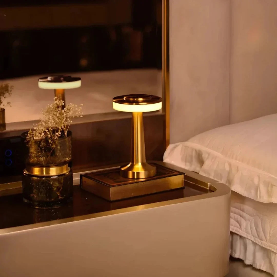 Cordless Dimmable LED Table Lamp — Wireless, Rechargeable