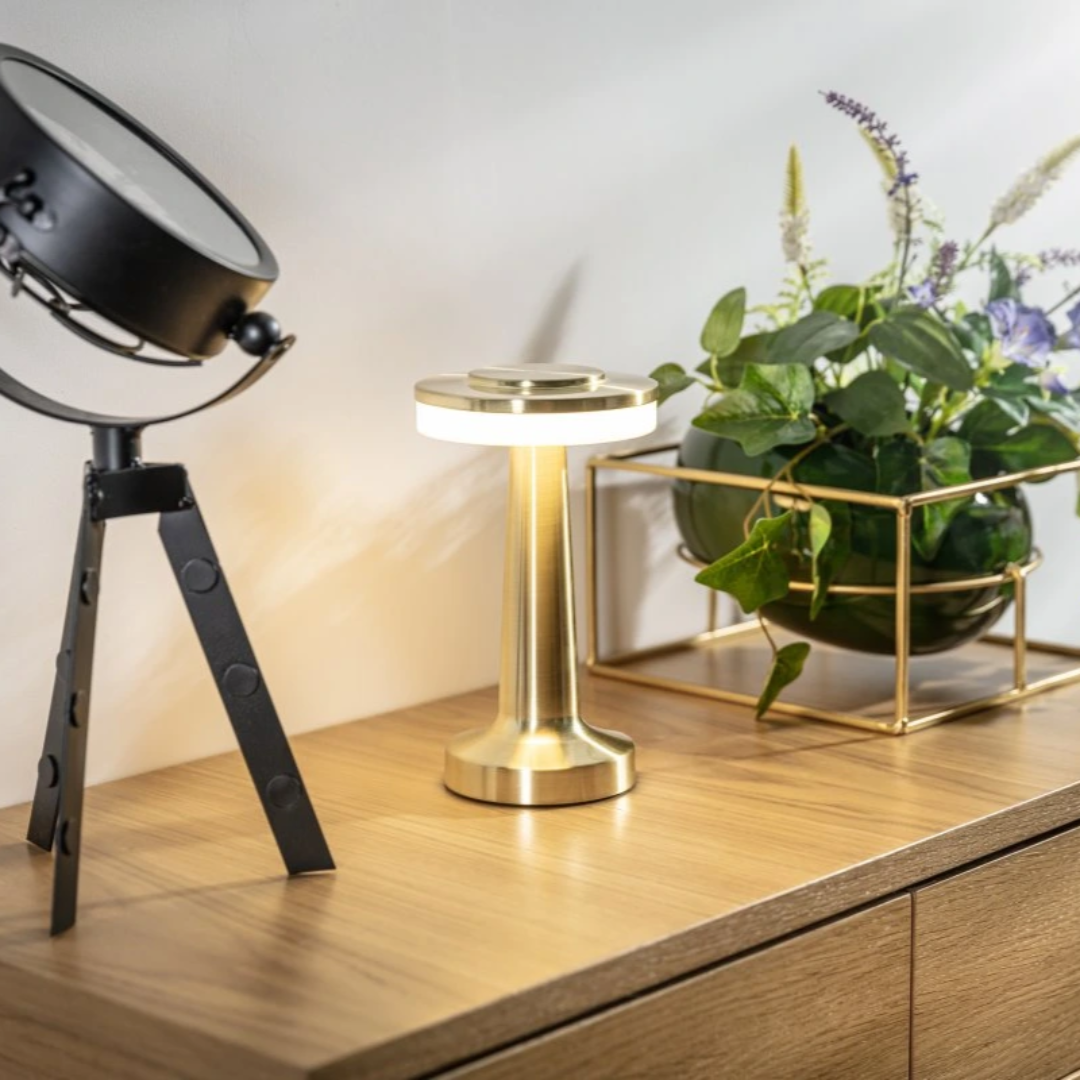 Cordless Dimmable LED Table Lamp — Wireless, Rechargeable