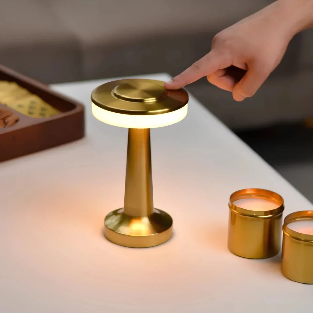 Cordless Dimmable LED Table Lamp — Wireless, Rechargeable