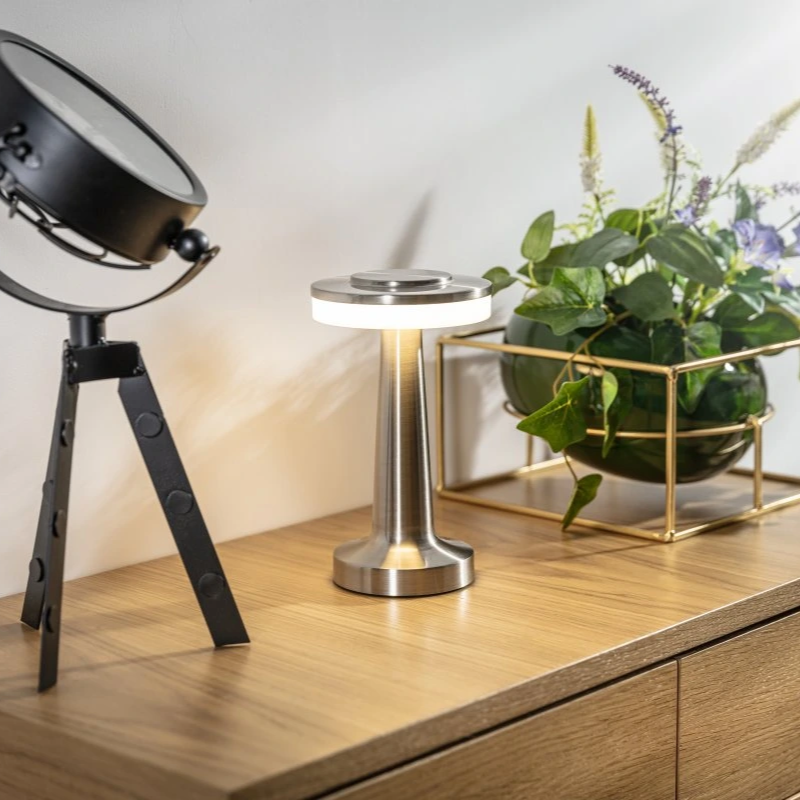 Cordless Dimmable LED Table Lamp — Wireless, Rechargeable