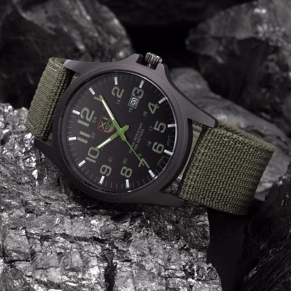 SummitForge Tactical Men's Watch TrailTime Waterproof and Shock Resistant With LED