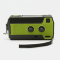 Compact Solar Crank Emergency Radio — 4000mAh Internal Battery