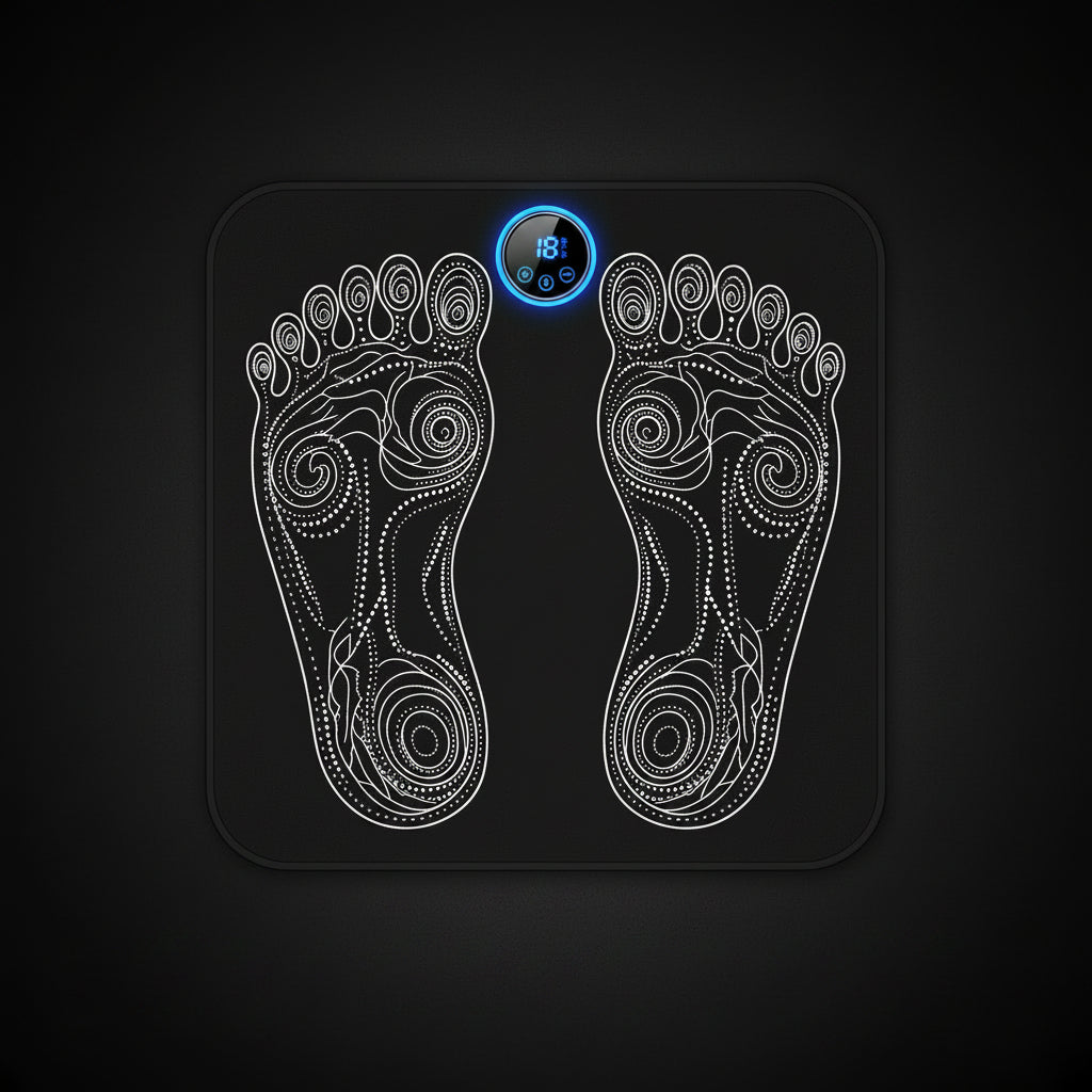 Portable Wireless EMS Foot Massage Pads — Compact Foot Relief