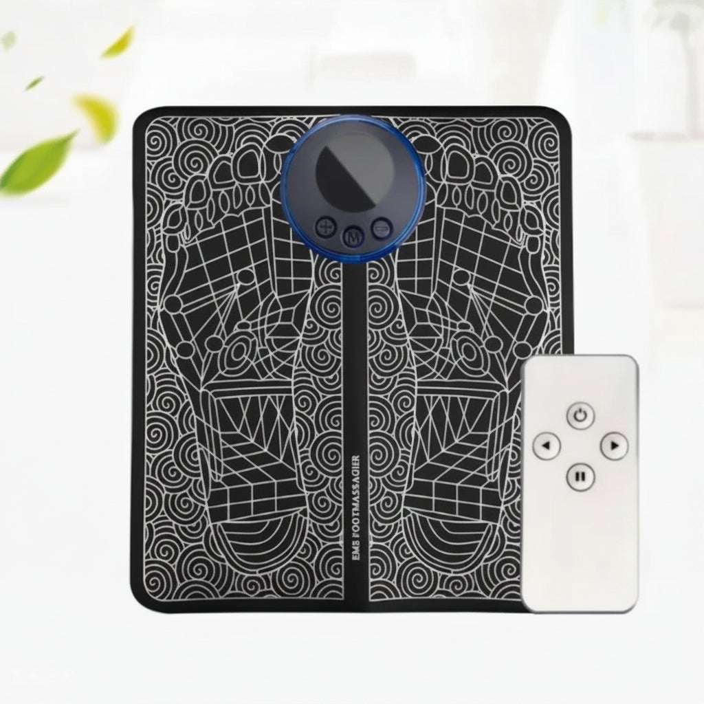 Portable Wireless EMS Foot Massage Pads — Compact Foot Relief